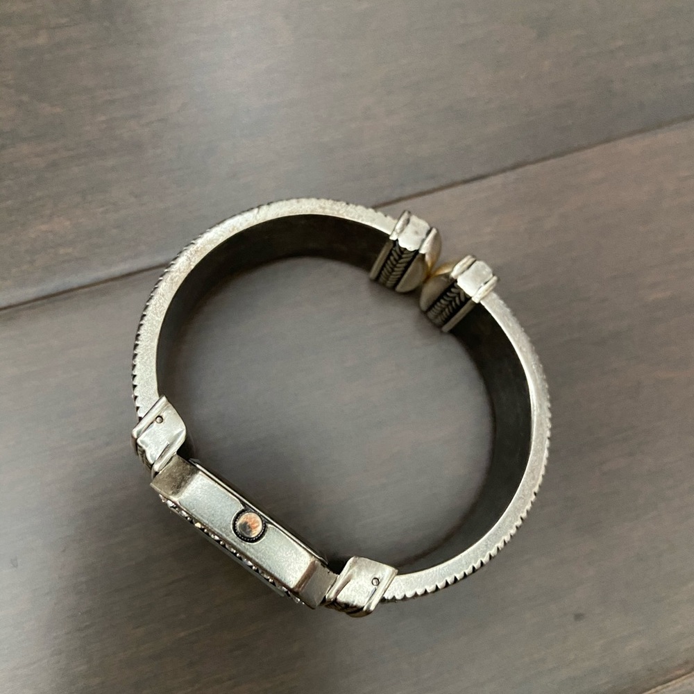 Chico’s Open Cuff Rhinestone Watch - Picture 2 of 7